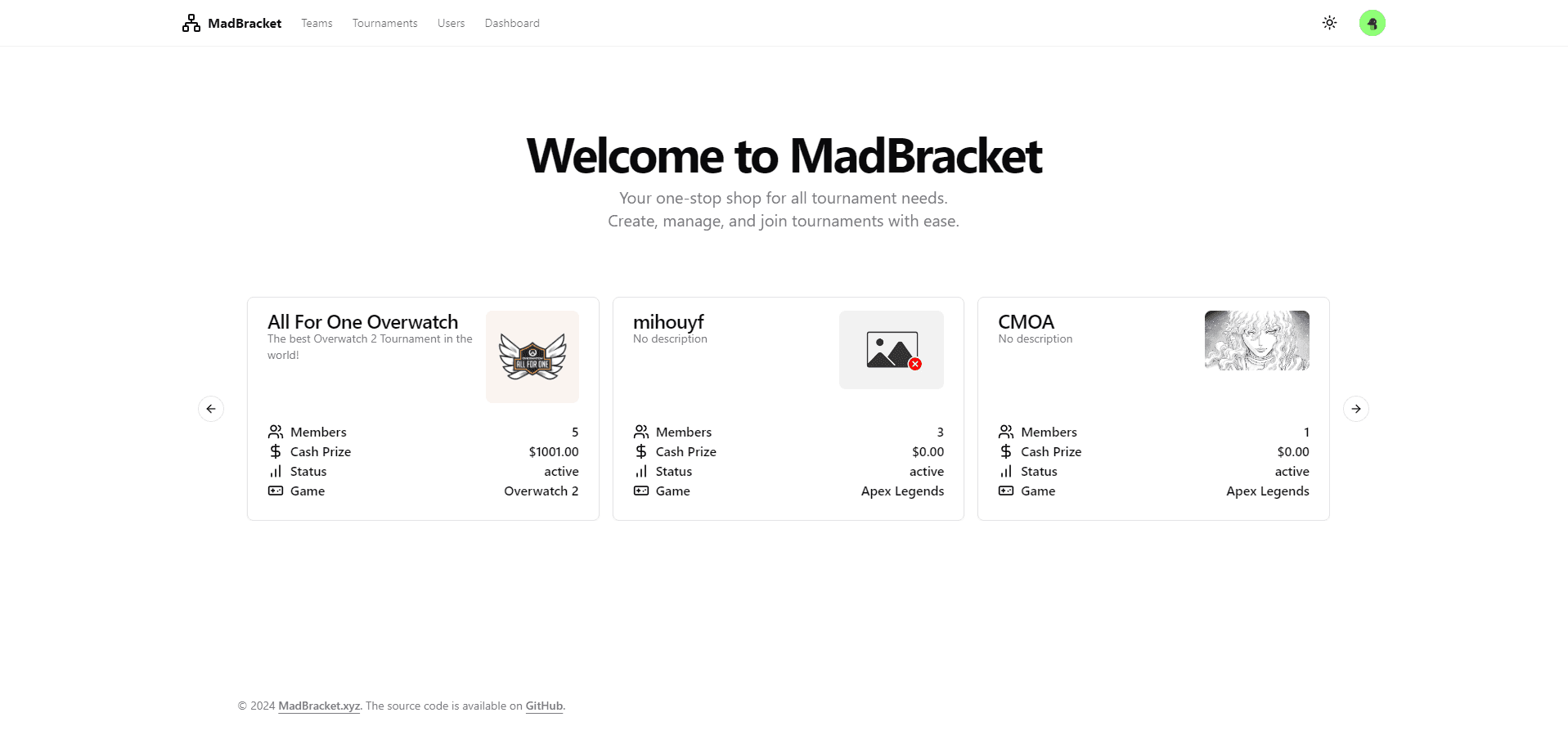 Interface MadBracket